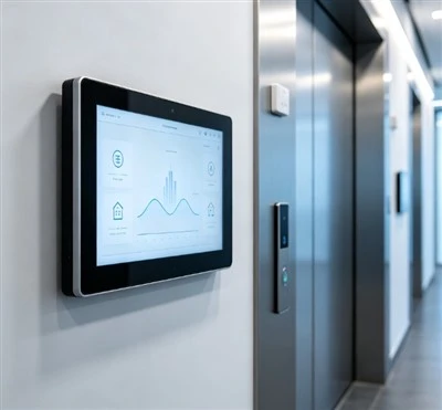 Pantalla de control de pared inteligente